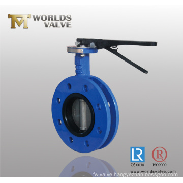 U-Section Flanged End Butterfly Valve